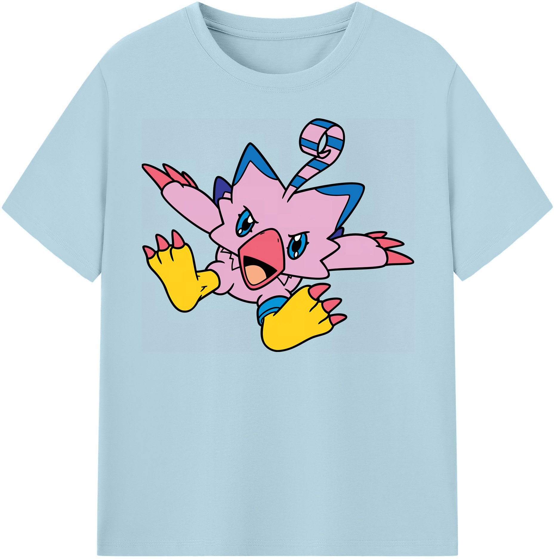 （画像用） Digimon デジタルモンスター/デジモン 綿100％半袖Tシャツ（フロントプリント）